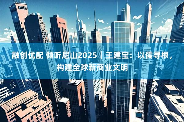 融创优配 倾听尼山2025｜王建宝：以儒寻根，构建全球新商业文明